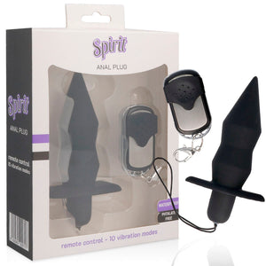 SPIRIT - ANAL PLUG REMOTE CONTROL BLACK SPIRIT