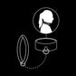 FETISH SUBMISSIVE - ОЖЕРЕЛЬЕ ИЗ ЦЕПИ С ПОДКЛАДКОЙ ИЗ НЕПРЕНА