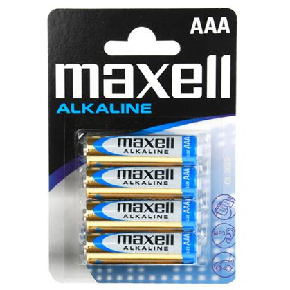MAXELL - БАТАРЕИ AAA 4 ШТ.