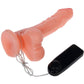 BAILE - REĀLISTS GAILES DILDO AR VIBRĀCIJU 21.6 CM