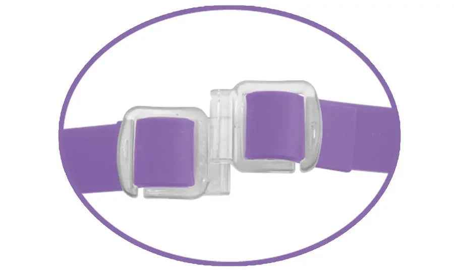 FETISH FANTASY ELITE - STRAP-ON VIBRANT DOUBLE DELIGHT VIOLET - LoveYou.lv