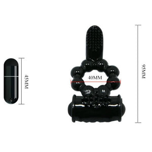 BAILE - SWEET RING RING WITH DOUBLE STIMULATOR BAILE FOR HIM