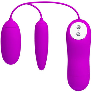 PRETTY LOVE - IRMA DOUBLE VIBRATING EGG PRETTY LOVE FLIRTATION