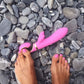 G-vibe-G-Rabbit rozā nikns zaķa vibrators