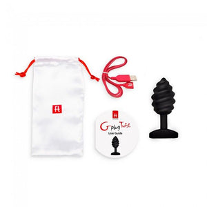 G-VIBE - GPLUG TWIST WITH VIBRATION BLACK G-VIBE