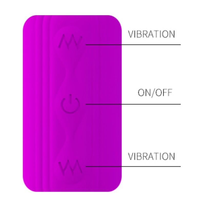 PRETTY LOVE - UNISEX STIMULATOR DREAM LOVERS WHIP 2 PRETTY LOVE SMART