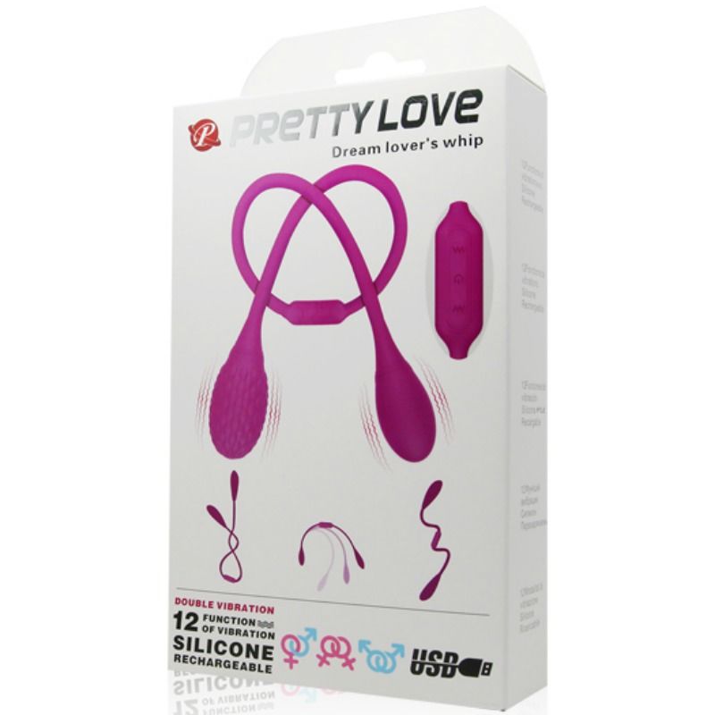 PRETTY LOVE - UNISEX STIMULATOR DREAM LOVERS WHIP 2 PRETTY LOVE SMART