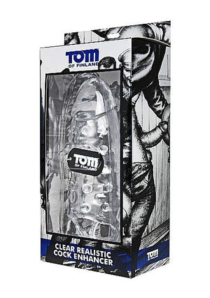 TOM OF FINLAND - CLEAR REALISTIC COCK ENHANCER TOM OF FINLAND
