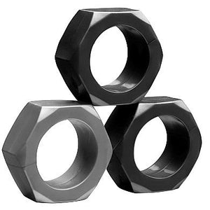 TOM OF FINLAND - 3 PIECE COCK RING TOM OF FINLAND