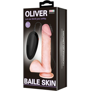 BAILE - OLIVERS REĀLISTS DILDO AR VIBRĀCIJU