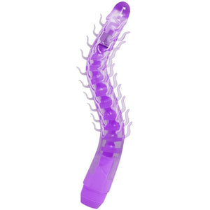 BAILE - FLEXI VIBE SENSUAL SPINE ГИБКИЙ ВИБРАЦИОННЫЙ ДИЛДО СИРЕНЕВЫЙ 23,5 СМ