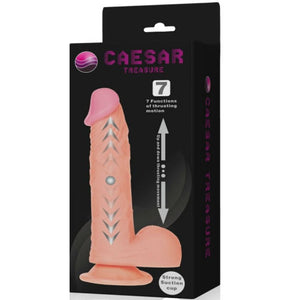 BAILE — CAESAR TREASURE REĀLISTS DILDO AUGŠU un LEJUMU FUNKCIJA