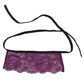 SUBBLIME — KORSETES SIKSNA UN BLINDFOLD MELNS UN PURPURA S/M