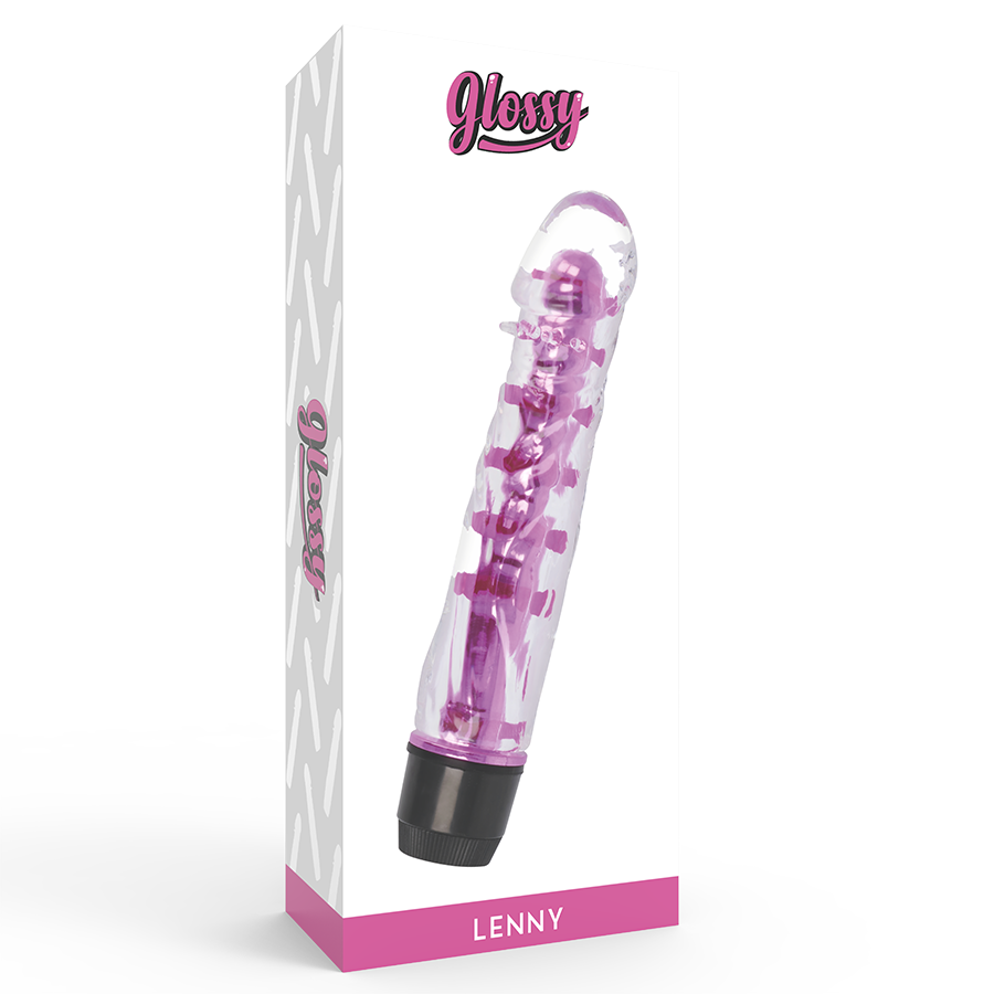 GLOSSY - LENNY VIBRATOR PINK GLOSSY