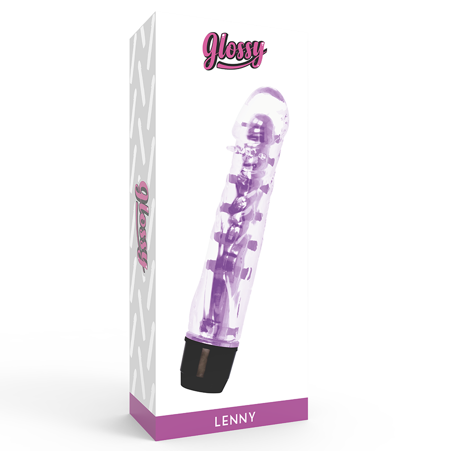 GLOSSY - LENNY VIBRATOR PURPLE GLOSSY