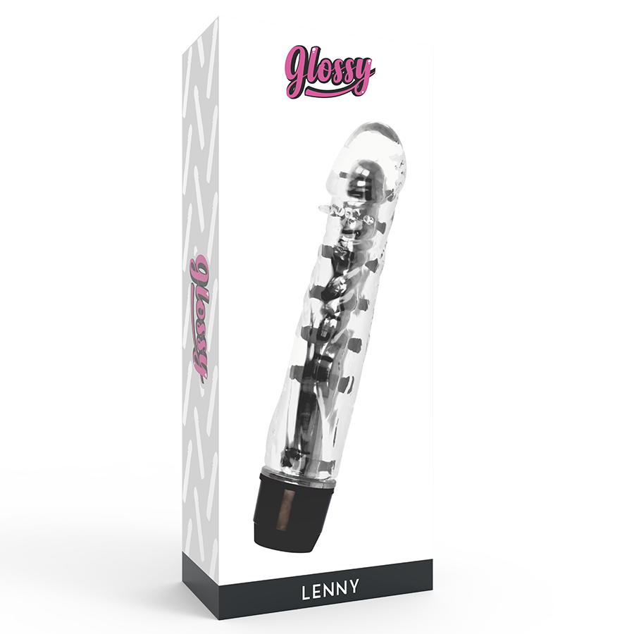GLOSSY - LENNY VIBRATOR BLACK GLOSSY