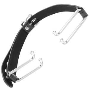 DARKNESS - GAG WITH BLACK HOOK DARKNESS BONDAGE