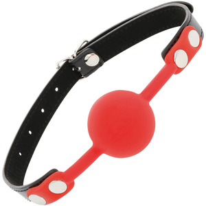 DARKNESS - RED SILICONE GAG DARKNESS BONDAGE