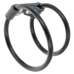 DARKNESS - DOUBLE FLEXIBLE PENIS RING DARKNESS SENSATIONS