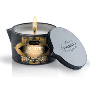 KAMASUTRA - VANILLA AND SANDALWOOD MASSAGE CANDLE 170 GR KAMASUTRA COSMETICS