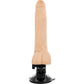 BASECOCK - REĀLISTS NATURAL TĀLVADĪBAS VIBRATORS AR sēkliniekiem 20 CM -O- 4 CM