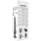 BASECOCK - REĀLISTS NATURAL TĀLVADĪBAS VIBRATORS AR sēkliniekiem 20 CM -O- 4 CM