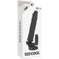BASECOCK — REĀLISTS VIBRATĀRA TĀLVADĪBAS PULTS FLESH 21 CM -O- 4 CM