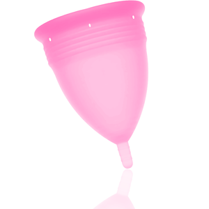 STERCUP - FDA SILIKONA MENSTRUĀLĀ KUSĒTE ROZĀ - S IZMĒRS