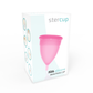 STERCUP - FDA SILIKONA MENSTRUĀLĀ KUSĒTE ROZĀ - S IZMĒRS