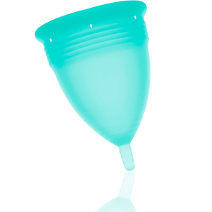 STERCUP — FDA SILIKONA MENSTRUĀLĀ KAUZE AKVAMARĪNS — S IZMĒRS
