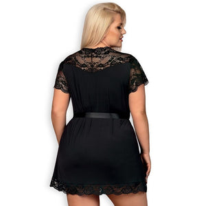 OBSESSIVE - 810-PEI-1 PEIGNOIR XXL BABYDOLL OBSESSIVE