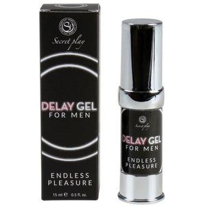 SECRETPLAY Delay Gel for Men 15ml - Retarding Gel for Enhanced Sexual Pleasure and Prolonged Orgasm with Chamomile and Mint Extracts