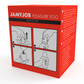 JAMYJOB - ЯЙЦЕВОЙ МАСТУРБАТОР КРАСНАЯ ВЕРСИЯ DISCRETT