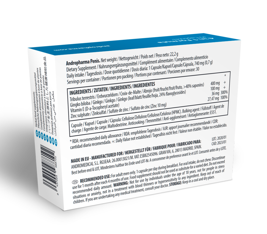 ANDROPHARMA PENIS - PENIS ENLARGEMENT SUPPLEMENT - LoveYou.lv