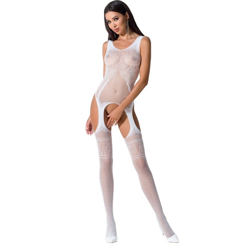 KAISLĪBA - SIEVIETE BS061 BLACK BODYSTOCKING VIENS IZMĒRS