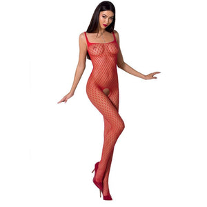 PASSION - WOMAN BS071 BLACK BODYSTOCKING ONE SIZE PASSION WOMAN
