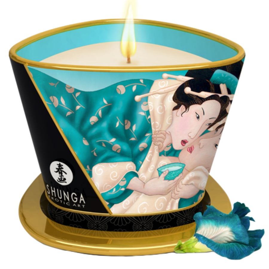 SHUNGA - ISLAND BLOSSOMS MASĀŽAS SVECE 170 ML