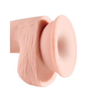 KING COCK - TRIPLE DENSITY DILDO 19 CM KING COCK PLUS