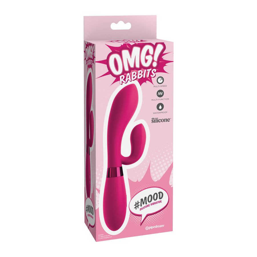 OMG - MOOD SILICONE VIBRATOR PINK OMG