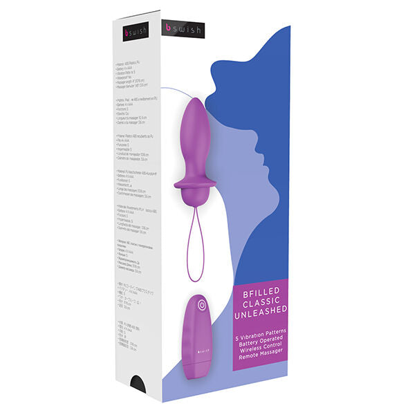 B SWISH – KLASSISCHER VIBRIERSTECKER MIT B-FÜLLUNG ORCHIDEE B SWISH