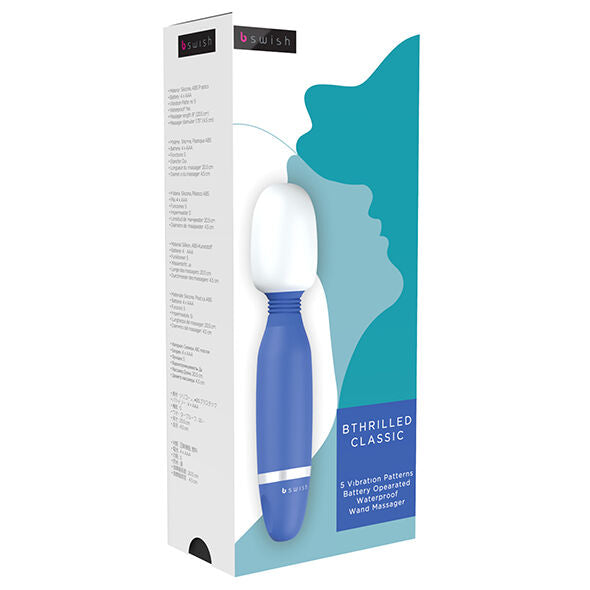B SWISH - BTHRILLED CLASSIC WAND VIBRATOR DENIM B SWISH
