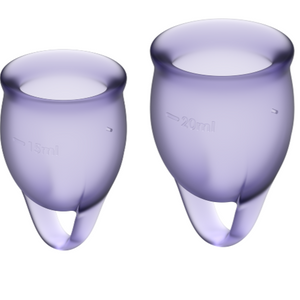 APMIERINĀTĀJS — JŪTIES PĀRLIECINĀTS MENSTRUĀLĀ KAUSS PURPULAIS 15 + 20 ML