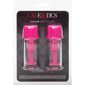 CALEXOTICS - ВАКУУМНЫЕ ПРИСОСКИ TWIST РОЗОВЫЕ
