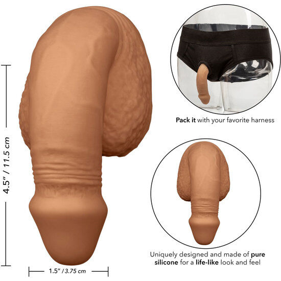 CALEXOTICS - SILICONE PACKING PENIS 12.75 CM CARAMEL CALEXOTICS