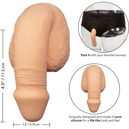 CALEXOTICS - SILICONE PACKING PENIS 12.75 CM FLESH CALEXOTICS