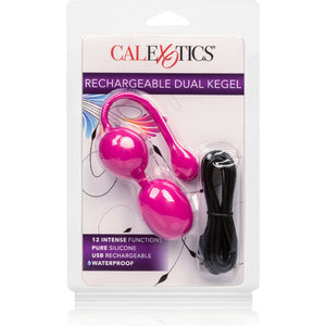 CALEXOTICS - ПЕРЕЗАРЯЖАЕМЫЙ ДВОЙНОЙ КЕГЕЛЬ РОЗОВЫЙ
