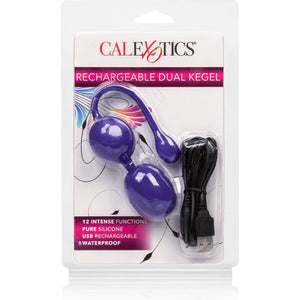 CALEXOTICS - ПЕРЕЗАРЯЖАЕМЫЙ ДВОЙНОЙ КЕГЕЛЬ PURPLE