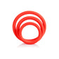 CALEXOTICS - TRI-RINGS SET RED