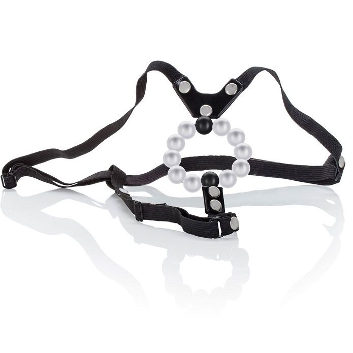 CALEXOTICS - LOVERS THONG W. PLEASURE PEARLS CALEXOTICS