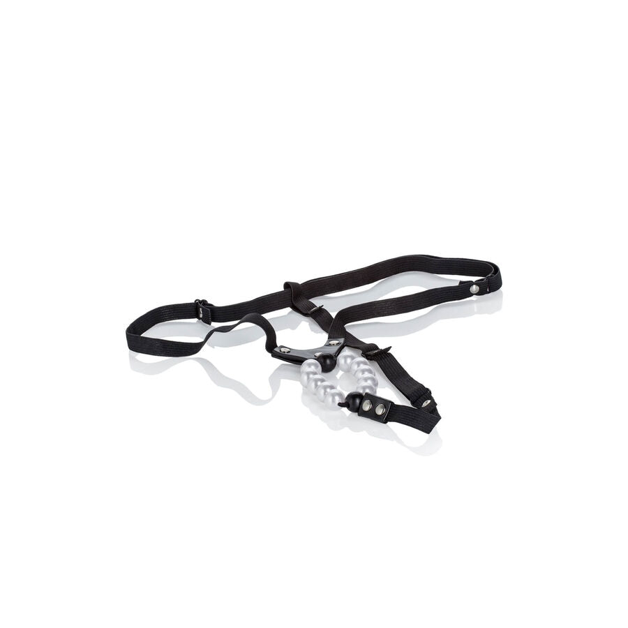 CALEXOTICS - LOVERS THONG W. PLEASURE PEARLS CALEXOTICS